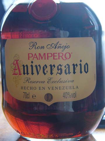 パンペロ・アニベルサリオ（PAMPERO Aniversario） RUM ラム
